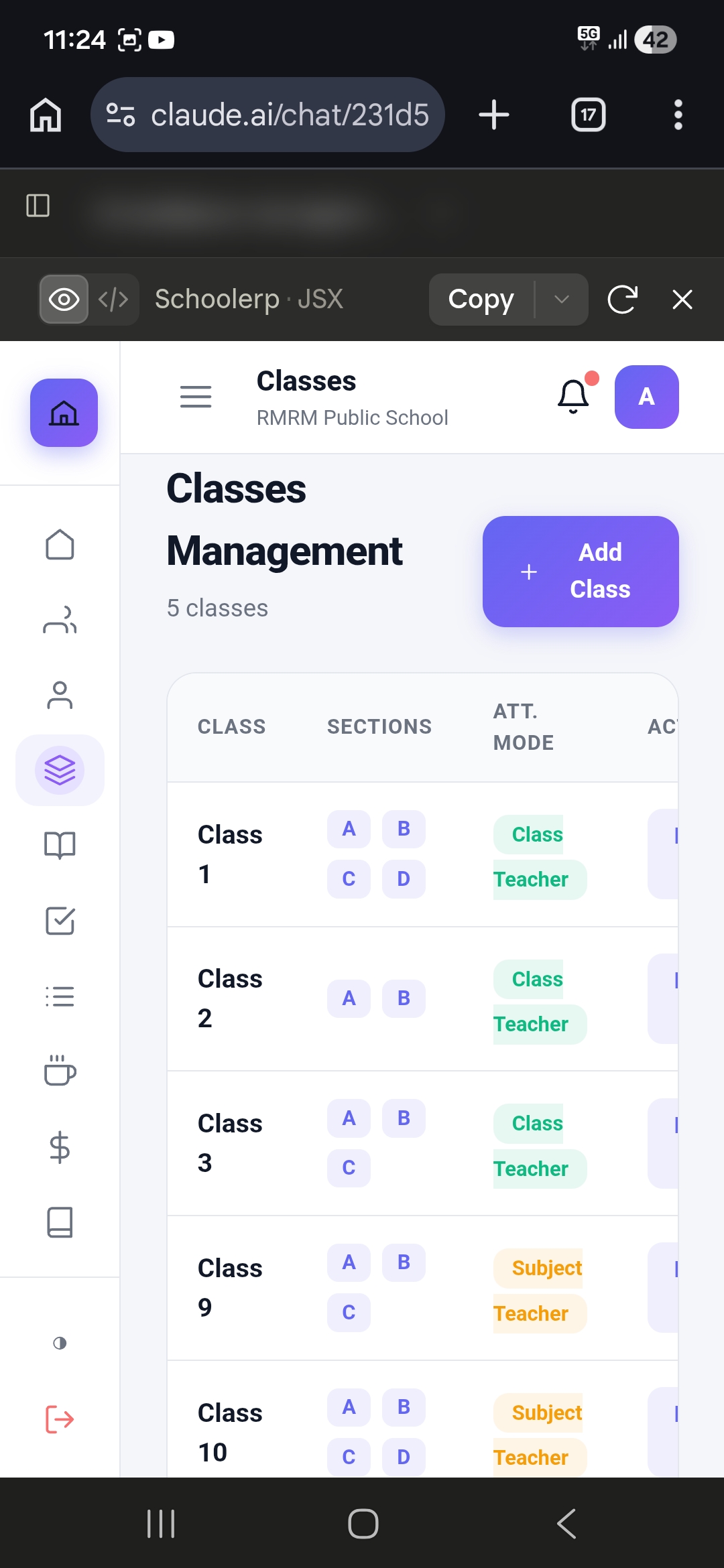 School Fee & Financial Management — Screen 2