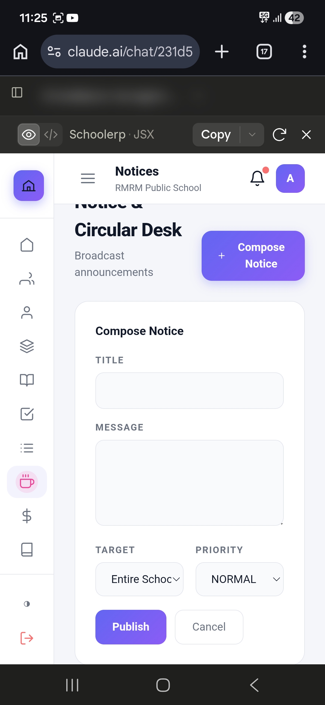 Timetable & Schedule Builder — Screen 1