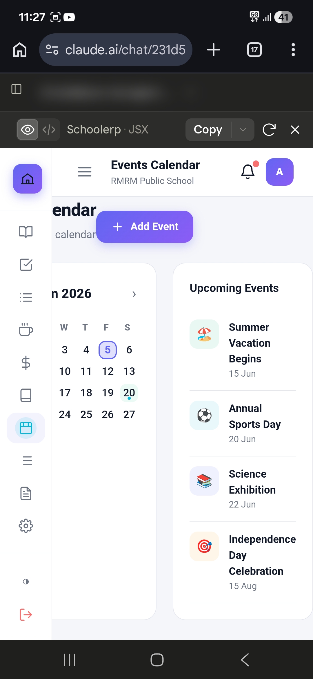 Teacher Workplace & Gradebook Portal — Screen 1