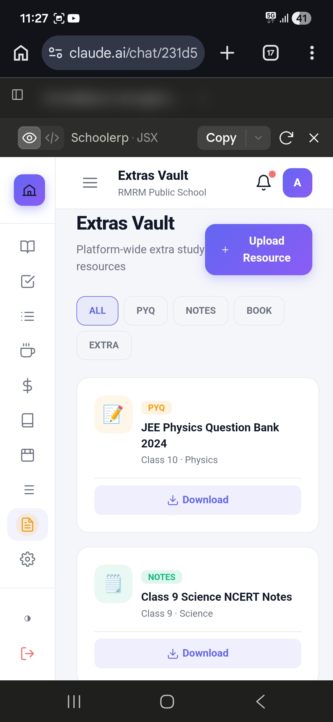 Teacher Workplace & Gradebook Portal — Screen 2